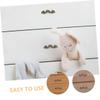 ARTIBETTER 10pcs Zinc Alloy Round Drawer Knobs for Kitchen Cabinets Easy to Install Compact Design Comfortable Grip Suitable for Dresser and Cabinet Hardware view 3