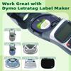 2-Pack Dymo Label Maker Refills 91330, 1/2" White Paper Label Maker Tape, Compatible with Dymo LetraTag Refills 10697 S0721510, for LetraTag 100H LT-100H 200B LT-100T QX50 Label Makers view 2