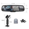 Car Trunk Handle Backup Camera for VW Jetta Sagitar Lavida Passat Sharan Caddy for Audio A3 A4 A5 A6 Q3 Q5 Q7 RS6 Rear View Camera Parking Reverse Backup Camera (4.3" No 1 Bracket Kit) view 3