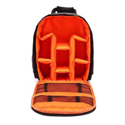 ACAGALA Camera Bag Backpack for DSLR Digital Camera Video Backpack Water Resistant Multifunctional Breathable Camera Bags (Orange)