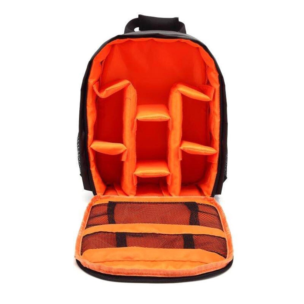 ACAGALA Camera Bag Backpack for DSLR Digital Camera Video Backpack Water Resistant Multifunctional Breathable Camera Bags (Orange)