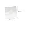BUTIFULSIC 6pcs Vinyl Record Sleeves White Kraft Paper Bag Double Inner Film Scratch Protection Record Storage Bag for Collectors view 2