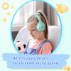 INFURTURE USB C Headphones Kids for School Kids Headphones 2 Pack, Wired Headphone for Boys Girls with Safe Limiter 94dB,HD Stereo Sound,Foldable On/Over Ear Headsets for/Tablet/School/Travel-2 Packs view 4