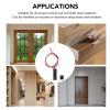 2 Sets MR-166 NC Magnetic Reed Switch, DC12-24V Iron Window Door Sensor Set for Home Security Alarm SystemsAccess Control, for Wooden or Aluminum Alloy Doors view 2