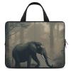 Laptop Case Sleeve 15inch Shockproof Laptop Case Forest Elephant Laptop Sleeve Carrying Case view 1
