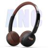 SUNJOM Sirius Over-Ear Noise Cancelling Headphone 70H Playtime Wireless ANC/ENC Bluetooth Retro On Ear Hybrid Headphones Lightweight with Built-in Microphone for Kids Students Sports Gym-Black view 1
