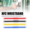 Dioche IC Card Wristband, 4PCS NFC Colorful Silicone Bracelet Rewritable Access Control Wristband for Swimming Pool Sauna Room Hotel view 3