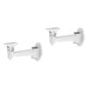 CAXUSD 2pcs Adjustable Swivel Security Camera Bracket Wall Mount for CCTV Cameras Easy Install Outdoor Mount view 1