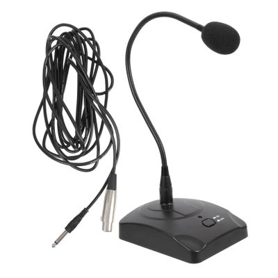 Alasum Single Core Wired Gooseneck Mic High Sensitivity Condenser Microphone Kit for Computer Office