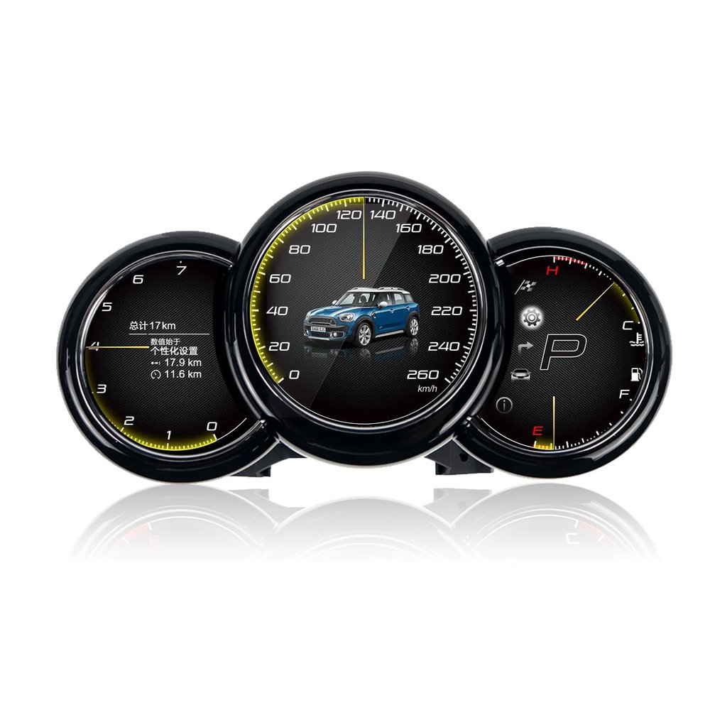 MOOKAKA Digital LCD Cluster Instrument Speedometer Dashboard for BMW MINI F56 2014-2023