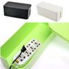 CIYODO Organizer Box Black Plastic Wire Organizer for Cables Efficient to Hide Messy Wires and and Scratch Resistant Storage view 1
