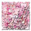 110PCS Coquette Bows Stickers Pink Bow Sticker Gifts for Girls Women, Kechup Cute Aesthetic Stickers for Journaling Water Bottles Laptop Luggage Waterproof Vinyl Decals view 1