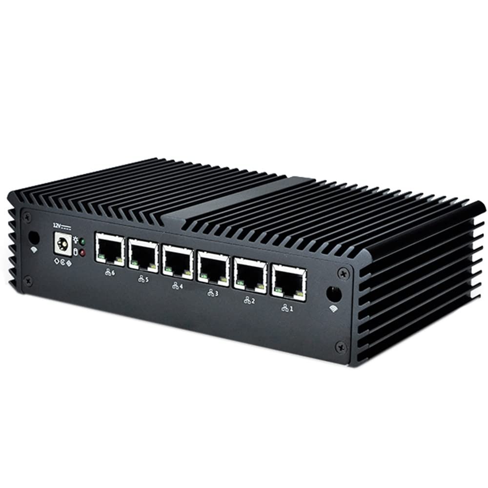 Little Router Platform Q575G6 Intel Core i7-7500U,Dual Core AES-NI (8GB RAM 64GB SSD) 6X Intel I210 Gigabit LAN,Used As A Router/Firewall/Proxy 24/7