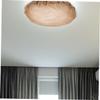 MERRYHAPY 2pcs Glare Pendant Light Diffuser Macrame Lamp Shade Ceiling Lamp Cover for Living view 2