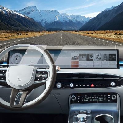 LUWU 2026 GV70 Screen Protector Compatible with 2026 Genesis GV70 Accessories 2026 Genesis GV70 2.5T/3.5T Sport Screen Protector 2026 Genesis GV70 Nano Touchscreen 27-Inch 2PCS