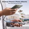 512GB Touch Portable SSD for USB C Device (with No-Cost APP), Backup, Encryption, Fingerprint, External SSD for iPhone 17/16/15, Android, Mac/Win, Laptop (Not for iPhones/iPad with Lightning Port) view 2