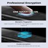 512GB Touch Portable SSD for USB C Device (with No-Cost APP), Backup, Encryption, Fingerprint, External SSD for iPhone 17/16/15, Android, Mac/Win, Laptop (Not for iPhones/iPad with Lightning Port) view 3
