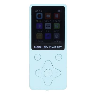 64GB MP3 MP4 Player BT 5.0, HiFi Lossless Sound with 1.8 Inch LCD Screen for Sports, HiFi BT Music Player with Radio Recording Video Ebooks (Blue)