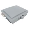 12 FTTH Fiber Optic Distribution Box,IP65 Indoor/Outdoor Enclosure with SC/FC/PLC Adapters,Wall Mountable 25x22x65cm for Reliable Deployment view 2