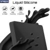 Stargear Starlink Mini Case, Mini Protective Cover Liquid Silicone Case for Starlink Satellite Dish, Accessories for Starlink Portable Protective Cover Shell with Black Sticker (Black) view 3