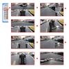 BTSEURY CCTV Video Quad Splitter, CCTV Video Splitter Switcher Camera Processor System Kit 4 Channel view 4