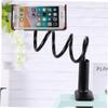 ARTIBETTER 360degree Rotating Phone Shelf Stand Mobile Bracket Flexible Clip for Desk Use Compatible Tablets and Smartphones Lightweight and Portable Design Black view 2