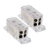 KONTONTY 2pcs Way Brass Power Distribution Block for Dual Gauge Splitter High-Performance Terminal Connections Compatible with Auto Boat and Rv view 1
