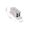 KONTONTY 2pcs Way Brass Power Distribution Block for Dual Gauge Splitter High-Performance Terminal Connections Compatible with Auto Boat and Rv view 2