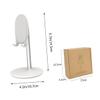 ARTIBETTER 1pc Simple Chic Phone Holder for Live Video Metal Stand for Smartphones and Tablets for Streaming and Desktop Use Compatibility view 2