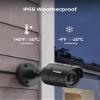 ZOSI 5MP 3K Lite CCTV Security Camera System with AI Human Vehicle Detection, 8CH H.265+ DVR and 4 x 1080p Surveillance Bullet Cameras Outdoor Indoor, 100ft Night Vision, IP66 Weatherproof, 1TB HDD view 4