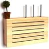 Router Cover Decorative Box Wall Mount Router Stand Storage Wall-Mounted Shelf Bracket Router Storage Box Home and Office Router Adjustable Cable Box Games Consoles,(39.5 * 9.5 * 23.5cm) view 1
