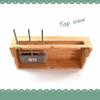 Router Cover Decorative Box Wall Mount Router Stand Storage Wall-Mounted Shelf Bracket Router Storage Box Home and Office Router Adjustable Cable Box Games Consoles,(39.5 * 9.5 * 23.5cm) view 3