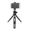 Mini Phone Tripod: Compact Aluminum & ABS Design, Easily Switch Between Modes, Includes Cold Shoe Port and 1/4 Interface for Live Stream & Photography view 1