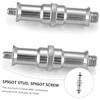 jojofuny 6pcs Spigot Screw Adapter for Light Stands Cold Shoe Mounts Easy Installation Compatible with Photography Equipment view 3