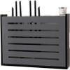 Router Storage Box,Cable Box wall Mount, Router Shelf, Router Storage Box Cable Management Boxes Rack Office & Home Desktop Organized Shelves(Grey b,41.2x9x25cm) view 1