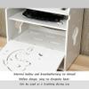 Router Cover Decorative Box Router Storage Box Router Bracket Set-top 3 Tiers Set-top Box Supports Home and Office Router Adjustable Cable Box Games Consoles, TV Accessories Stands(35 * 24 * 34cm) view 3