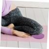 Mipcase Non-slip Yoga Knee Cushion Pads Comfortable Tpe Material for Kneeling Protection Portable Round Exercise Mats for Yoga Fitness Training Deep Purple view 3