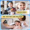 Kids Camera Instant Print, Christmas Birthday Gifts for Toddle Girls Boys Age 3-12, 24MP & 1080P Selfie Digital Camera with 3 Roll No-Ink Print Paper 32G SD Card view 3