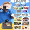 Kids Camera Instant Print, Christmas Birthday Gifts for Toddle Girls Boys Age 3-12, 24MP & 1080P Selfie Digital Camera with 3 Roll No-Ink Print Paper 32G SD Card view 4