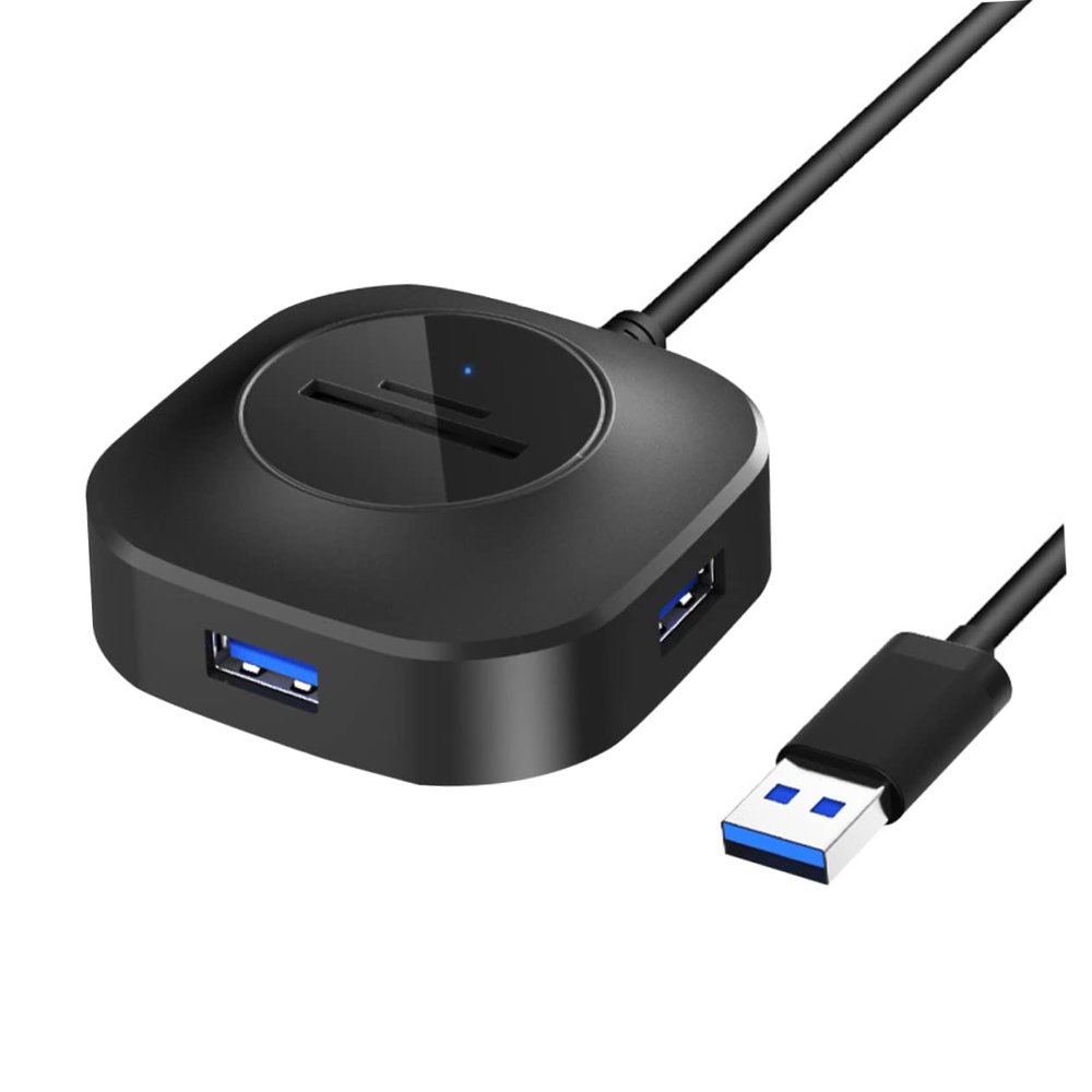 ARTIBETTER 1pc USB Hub Card Reader Converter for Quick Charging and Data Transfer Cable Compatible Laptops and External Drives
