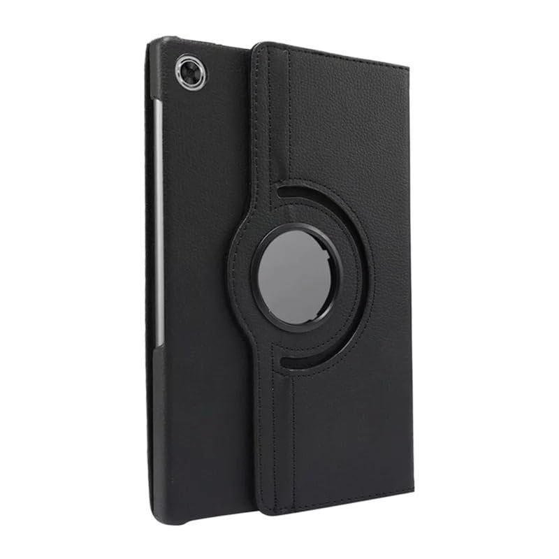 360 Rotating Stand Tablet Case Compatible with Lenovo Tab M9 TB-310FU 310XU 9inch 2023 PU Leather Tablet Case(Black)