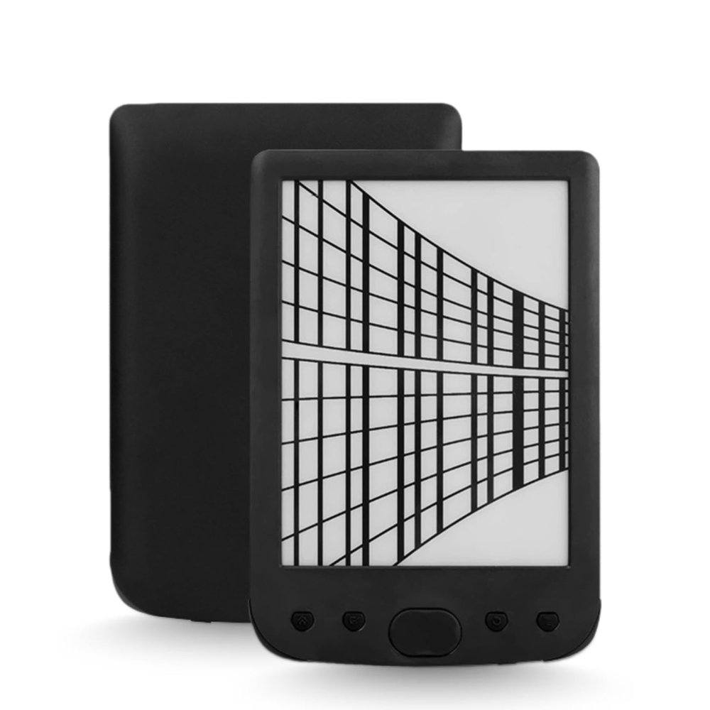 E Book Reader, 6 Inch Eye Friendly Ink Screen, Compact and Lightweight Touchscreen Electric Book Reader, 8GB Memory, Portable Electronic Book Reader for Paper Like Reading