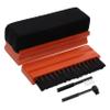 NOLITOY 1set Vinyl Record Cleaning Brush Set Portable Kit for Vinyl Record Lovers Includes Wood Brush Microfiber Pad Essential Cleaning Tools view 1