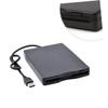 QUMIIRITY Portable USB Floppy Disk External Drive for Laptop Compact Design for Easy Data Transfer Lightweight and Convenient for Black view 2