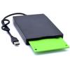QUMIIRITY Portable USB Floppy Disk External Drive for Laptop Compact Design for Easy Data Transfer Lightweight and Convenient for Black view 4