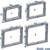 Router Storage Box,Cable Box wall Mount, Router Shelf, Wall Mounted Router Storage Box TV Lower Row Socket Occlusion Box Wireless Router Shelf(White a,42.4x32.4x10cm) view 2