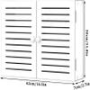 Router Storage Box,Cable Box wall Mount, Router Shelf, Router Storage Box Wall Mount Hidden Cable Tidy Box for Home and Office Decorative Floating Shelves(White b,55x40x9cm) view 2
