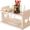 Router Storage Box,Cable Box wall Mount, Router Shelf, Wireless Router Storage Box Router Shelf Decorative Storage Box(White) view 1