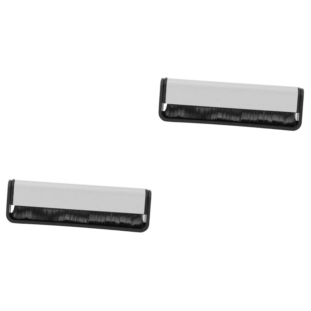 CAXUSD 2pcs Vinyl Record Cleaning Brush Static Soft Bristles for Safe Cleaning of Vinyl Records and Compact Design for Easy Storage and Use