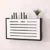 Router Storage Box,Cable Box wall Mount, Router Shelf, Router Storage Box Cable Management Boxes Rack Office & Home Desktop Organized Shelves(White b,41.2x9x25cm) view 2